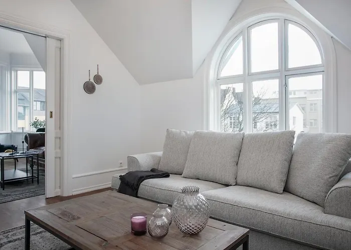 120m² 2 slaapkamer, 2 privé badkamer Appartement in Reykjavik centrum